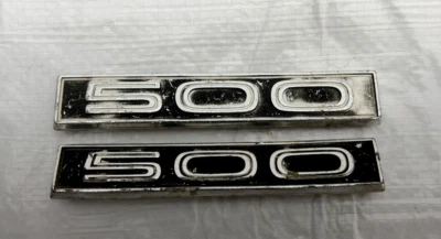 Galaxie 500 1966 cuarto trasero panel emblemas placa de identificación moldura insignia Foto 1 de 4