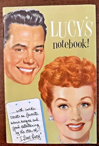 Vtg 1950s Lucy's Notebook Recipe Cookbook Lucille Ball Desi Arnaz Rare Fine cond - Picture 1 of 5