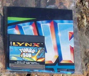 TURBO SUB Atari Lynx NEW Cartridge and Manual NO BOX - Picture 1 of 1