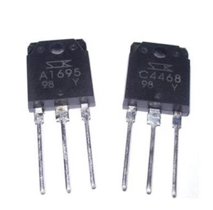 1pair of 2SA1695 & 2SC4468 SANKEN Transistor C4468 & A1695 NEW  - Picture 1 of 1
