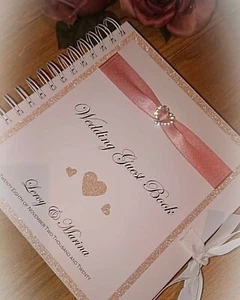 wedding guest book personalised - Picture 1 of 3