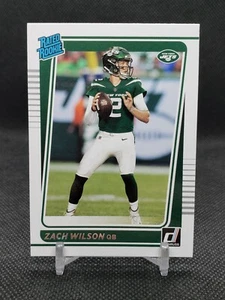 Zach Wilson Rated Rookie 2021 Panini Donruss #252 RC Base New York Jets - Picture 1 of 2
