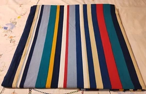 EDDIE BAUER Home Twin Sz Duvet Cover Multicolor Stripes 100% Cotton - Picture 1 of 9