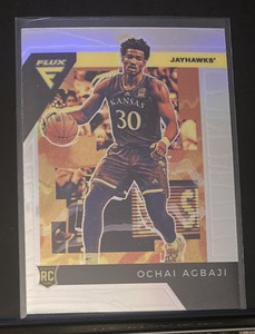 2022-23 Panini Chronicles Draft Ochai Agbaji RC FLUX PRIZM Refractor Utah Jazz