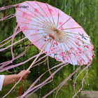 Silk Cloth Cosplay Umbrella Costume 76CM/82CM Tasseled Yarned Oil-paper Umbrella