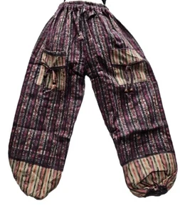 Boho Trouser Winter Warm Acrylic Wool Loungewear Yoga One Size 8 10 12 14 16 D - Picture 1 of 6
