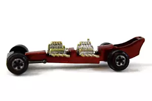 Vintage Johnny Lightning Topper Redline Burnt Orange Custom Dragster - Picture 1 of 6