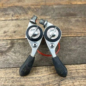 Vintage Suntour Power Thumb Shifter Set Power Shift Lever MTB Friction 80s XC A9 - Picture 1 of 13