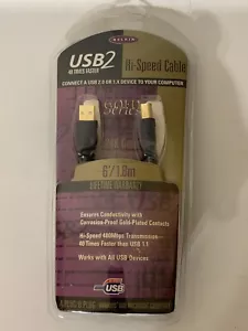 Belkin USB2 Hi-Speed Cable Gold Plated Gold Series - Picture 1 of 9