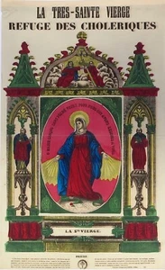 Imagerie populaire de Gangel à Metz/La Très Sainte Vierge refuge des Cholériques - Imagen 1 de 1