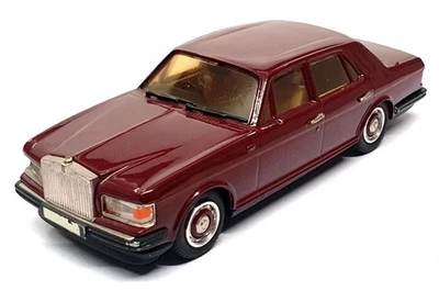 Western Models 1/43 Scale 131124J - Rolls Royce Silver Spirit - Maroon - Image 1 of 4