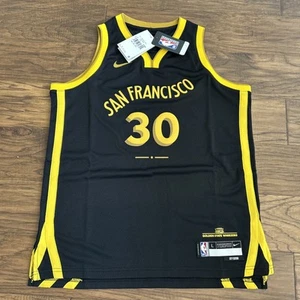 Nike Swingman Golden State Warriors Stephen Curry City Edition Jersey Size Large - Picture 1 of 4