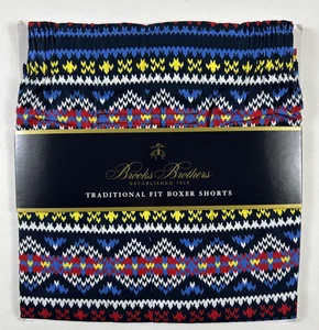 NEW BROOKS BROTHERS Size S Men's Boxer Shorts Aztec Print TRADITIONAL FIT $45 - Picture 1 of 5