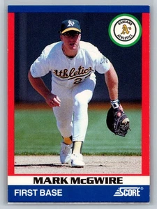 1991 Score 100 Superstars #39 Mark McGwire - Picture 1 of 2