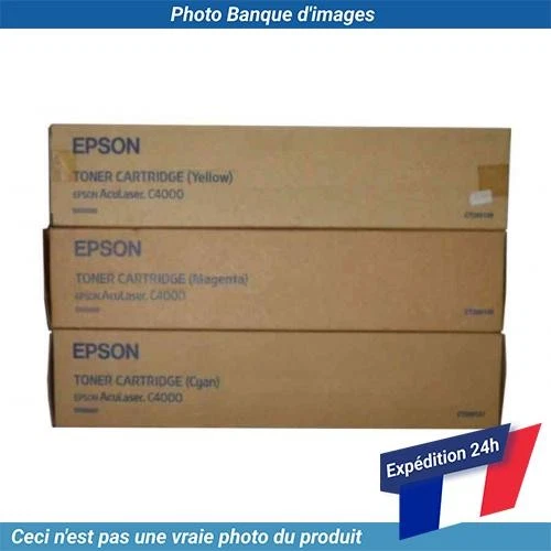 S050090 Epson AcuLaser C4000 Toner CMY Pack of 3 - Photo 1/1