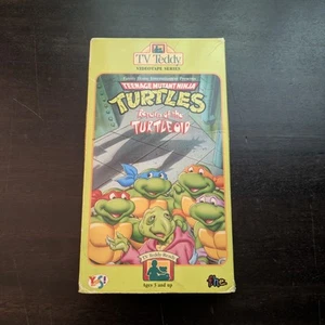 Teenage Mutant Ninja Turtles "Return Of The Turtleoid" VHS f.h.e. 80s Cartoon  - Picture 1 of 3