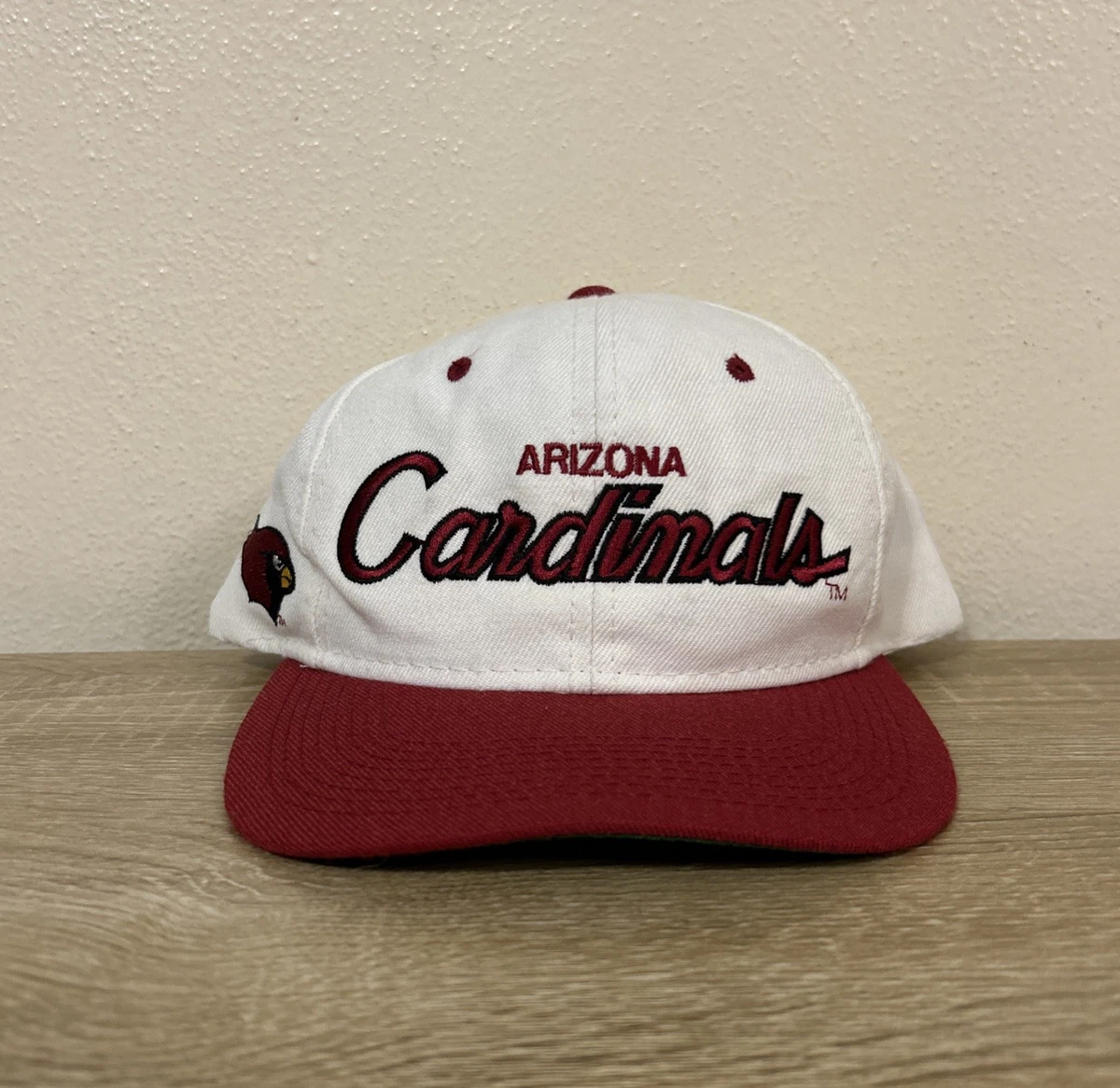 Casquette Snapback Vintage Phoenix Cardinals (Arizona) Années 90 - Verte Sous Bord - Neuf Sans étiquette