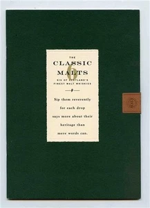 Classic Malts Booklet Glenkinchie Cragganmore Dalwhinnie Oban Talisker Lagavulin - Picture 1 of 5
