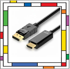 1.8M 4K Display Port DP To HDMI Male Cable Adapter Converter DisplayPort 60Hz - Picture 1 of 4