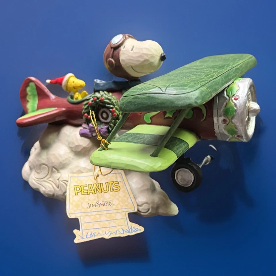 Jim Shore Peanuts🎄ENTREGAS ESPECIALES DE NAVIDAD 🐾Snoopy Flying Ace 6010324 Foto 1 de 4