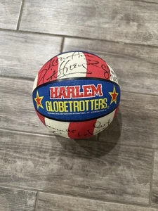 Vintage Harlem Globetrotters 1994 firmato autografato full size basket no coa - Foto 1 di 9