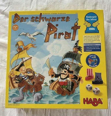 HABA 4232 Der Schwarze Pirat @ Kinderspiel des Jahres 2006 - Komplett  - Bild 1 von 4