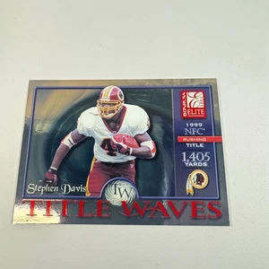Donruss Elite 2001 Stephen Davis Title Waves #'d 638/1999 - Imagen 1 de 2