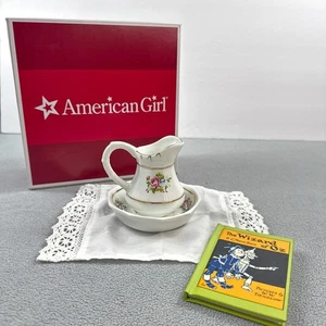 American Girl Puppe Samantha's Bedtime Extras Waschbecken Krug Set Zauberer pf Oz - Bild 1 von 6