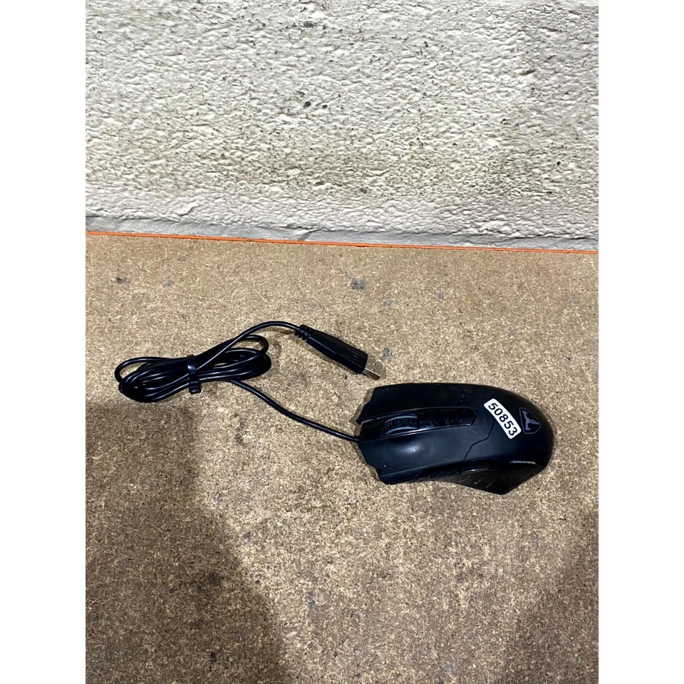 Pictek T7 Optical Gaming Mouse USB Wired Ergonomic LED Lighting 4-Way Scrolling - Image 1 of 4