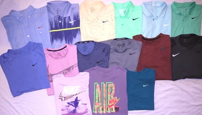 Mens Lot of 15 NIKE Technical Training Running Shirt and Polo size M - Image 1 of 4
