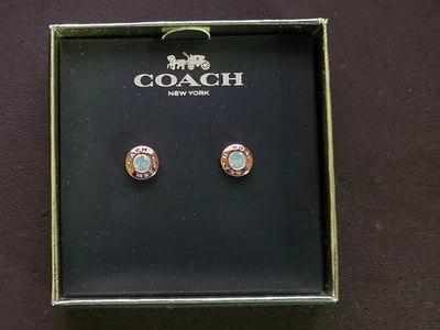 Coach 54516 Rose Gold/White Earrings - Image 1 of 4