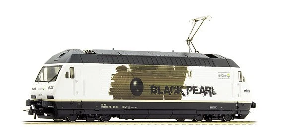 ROCO 73277 465 016-4 BLS Re465 Livrée Blanche “Black Pearl”, DCC SOUND - Photo 1/1