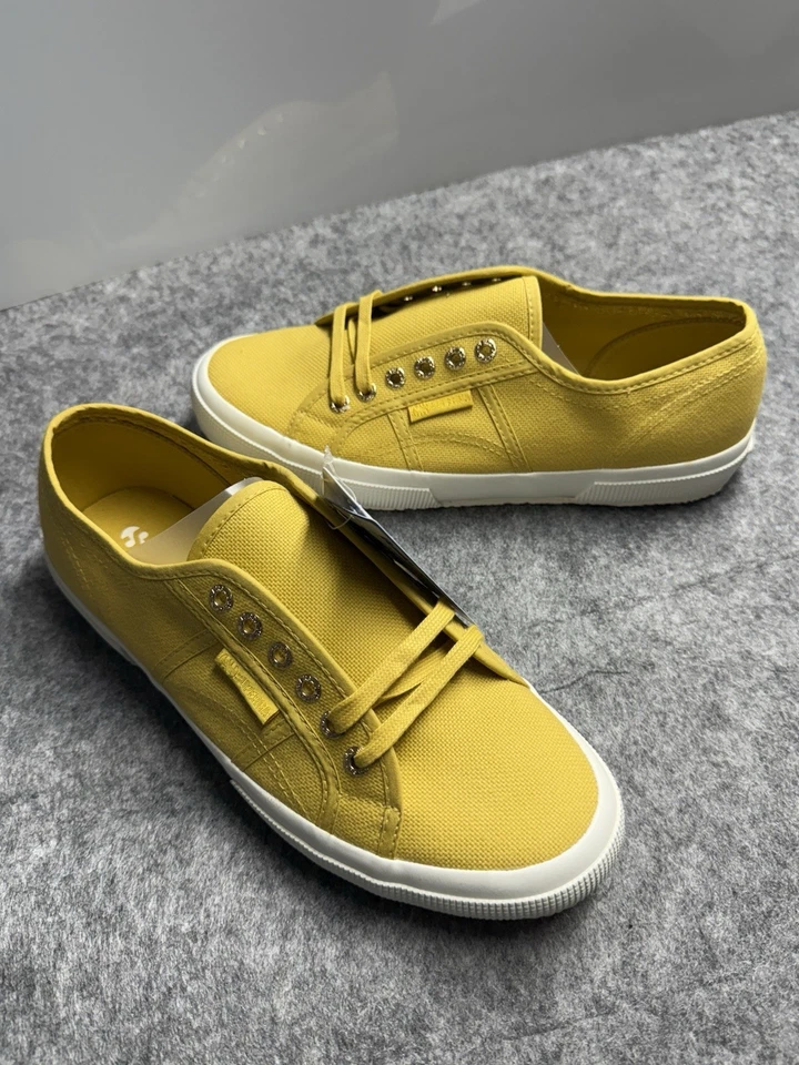 Superga Unisex 2750 Cotu Classic Mustard Yellow Sneaker 8.5 M-10W - Image 1 of 4