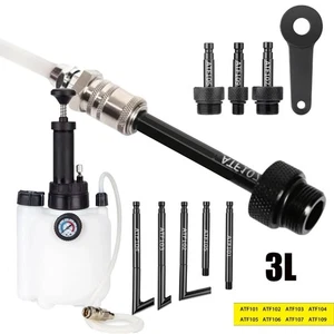 3L Transmission Oil Filling System Fluid Pump Manual Tool With 8pc ATF Adaptors - Picture 1 of 11