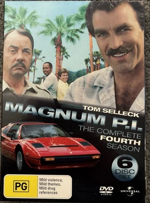 Magnum P.I. The Complete Fourth Season DVD R4 PAL Magnum Pi Tom Selleck - image 1 of 3