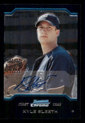 2004 Bowman Chrome #333 Kyle Sleeth AU RC *#/2000 - Image 1 of 2