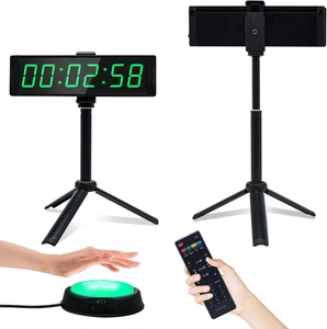 Gym Timer Clock for Home Gym, Fitness Timer with Stopwatch Button, Large Digital - Picture 1 of 6