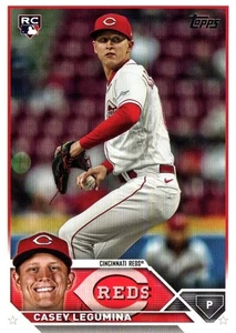 Casey Legumina P Rookie Reds Topps Baseball Card #US277 2023 - Picture 1 of 2
