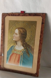 Ikone/Bildniss-Vintage Das Antlitz der Jungfrau Franz Ittenbach Vergoldet  - Bild 1 von 9
