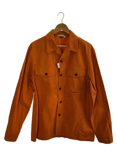 Giacca Stone Island XL cotone arancione tinta unita stile casual #EG ADA