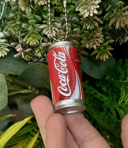 Handmade COCA COLA CAN BAUBLE car hanger HANGING decoration XMAS tree COKE gift - Picture 1 of 5