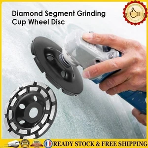 Diamond Segment Grinding Cup Wheel Disc 2 Row Stone Brick Grinder (125mm) FR - Bild 1 von 8