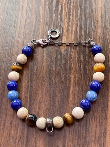 Thomas Sabo 925 Multi Colured Bead Bracelet - Picture 1 of 5