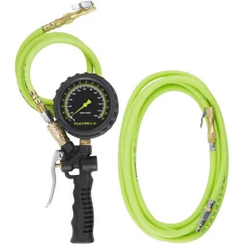 Flexzilla AL2025FZ2 Combo Inflator Kit W/ Air Hose 3' & 15' Extensions