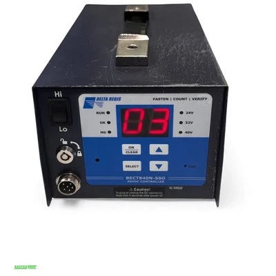 DELTA REGIS BECT840N-SSO POWER CONTROLLER, ELECTRIC TORQUE DRIVER SUPPLY 40VDC - Image 1 of 4