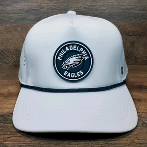 Philadelphia Eagles '47 Brand Subsonic Snapback Hitch Hat Cap White NEW - Picture 1 of 13
