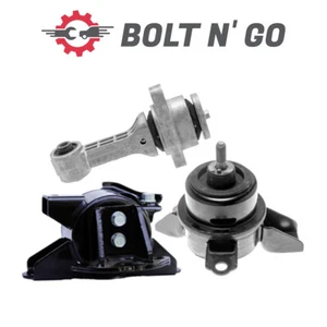 3PCS Front Right Motor & Trans Mount Fits Kia Soul 2010-2011 1.6L Auto - Picture 1 of 11