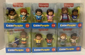 Fisher Price Little People lotto di 6 set passeggini per sedie a rotelle nuovi - Foto 1 di 8