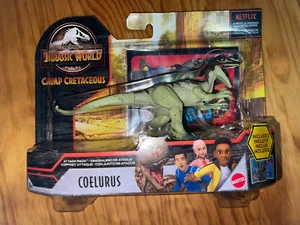 Paquete de ataque Jurassic World Coelurus campamento cretácico regalo cumpleaños de Navidad - Imagen 1 de 2