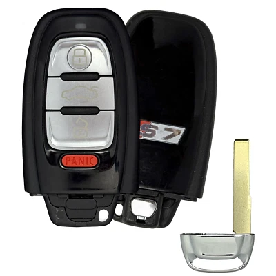 Oem Unlocked 2013-2018 Audi S7 Logo Prox Smart Key Comfort Access IYZFBSB802 Foto 1 de 4